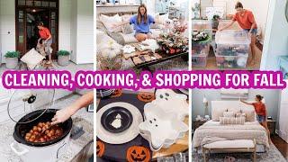 FALL GET IT ALL DONE & SHOP WITH ME! | CLEANING MOTIVATION + SHOPPING FOR FALL DECOR