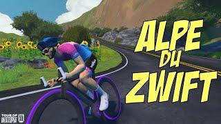 Alpe du Zwift Under 1 Hour?