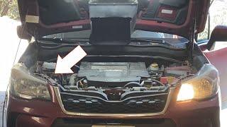 How to Replace Subaru halogen daytime running lights