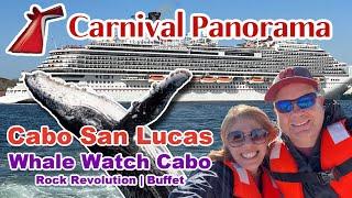 2023 Carnival Panorama Cabo San Lucas | WHALE Watch Cabo Private Excursion | Rock Revolution