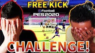 FREE KICK CHALLENGE!!! GABBOMAN VS FABIO!!! EFOOTBALL PES 2020