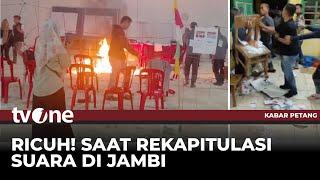 Massa Rusak & Bakar Kotak Suara di Jambi | Kabar Petang tvOne