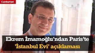 Ekrem İmamoğlu'ndan 'İstanbul Evi' açıklaması: Türkiye de bir tartışma olduğunu düşünmüyorum