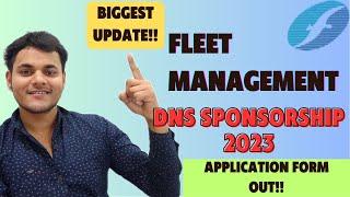 Fleet Management Sponsorship 2023 | Eligibility Criteria | Application Form? | How to fill?