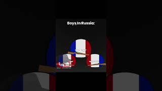 Girls vs Boys İn Russia  | Collab:@EmirMakesAnimations CR:@AshyAnimations#countryballs #edit