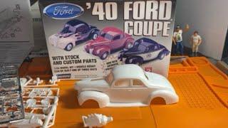 Building the Lindberg ’40 Ford Coupe- Stock, Custom, or Police?