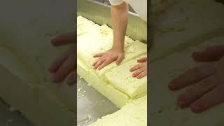 Over 300,000 tons of #cheddar are produced in the #UK per year – here's how. #cheese