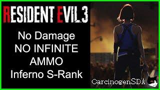 Resident Evil 3 Remake (PC) No Damage - Inferno, S Rank (No Shop Items)