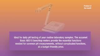 Fisherbrand™ accumet™ Basic AB315 Benchtop Laboratory pH/mV Meter POTM March