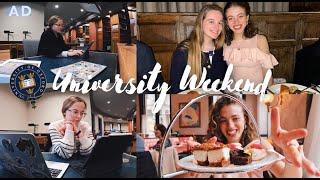 A Weekend at University || Jade, studying & afternoon tea