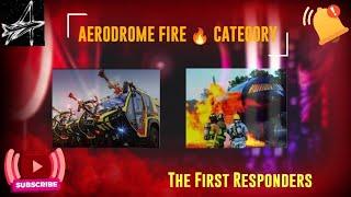 How is Aerodrome Fire Category Determined? What is response time? What are extinguishing agents?