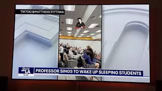 Media coverage of emo professor