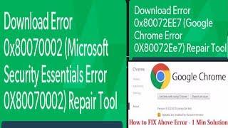 How to fix google chrome update failed-error code: 3 (0x80070002)-error code 7: (0x80072ee7) ||new