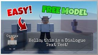 NPC Dialogue System | Roblox Studio | FREE MODEL