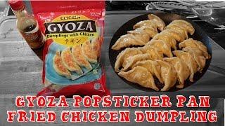 Easy Gyoza Pot-Sticker Pan Fried Frozen Dumpling  recipe~