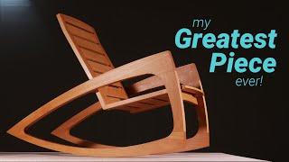 How to Build a Modern Rocking Chair - Woodworking