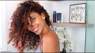 Wash & Style routine using MONAT
