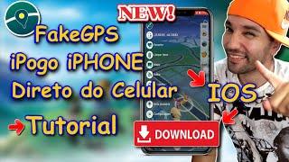 DOWNLOAD FAKE GPS Com JOYSTICK Para Pokémon GO iPHONE ISO Fácil INSTALAR Spoofer TUTORIAL COMPLETO