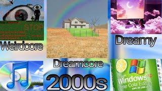 Dreamcore vs Dreamy and Weirdcore