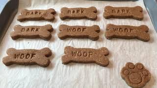 Banana Oat Dog Treats!