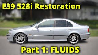 E39 528i Restoration Part 1: Valve Cover, Sparks, Fluids!