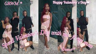 GRWM for my Valentine’s Dinner ft : my boyfriend|| makeup, hair, and more…