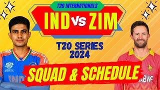 Who's In, Who's Out? India vs Zimbabwe T20 Squad & Schedule Breakdown! #indiavszimbabwe