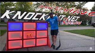 Hockey KnockOut Net SNIPER Game Review / Light up hockey training board