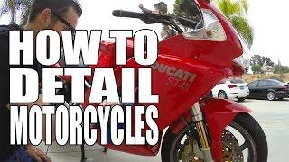 How To Detail Your Motorcycle 4K Hi Def | Ducati ST4S | Masterson's Car Care