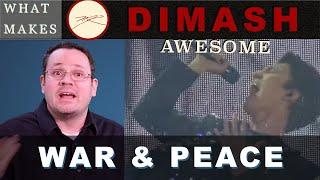 What Makes Dimash War & Peace AWESOME? Dr. Marc Reaction & Analysis