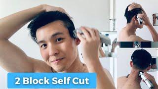 How To Cut The Two Block Hairstyle in 7 Easy Steps | Men's Self-cut