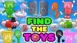 FIND THE TOYS New 37 ToysROBLOX All Badges 94