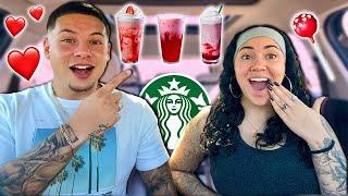 Trying Starbucks New Valentine's Day Menu Items!!