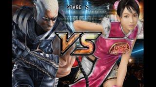 Tekken 5 на PlayStation 2 с невероятной битвой между HAVEN и XIAOYU