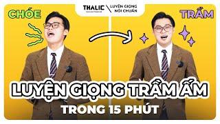 THALIC VOICE | CÁCH LUYỆN GIỌNG TRẦM ẤM NHANH NHẤT  #thalicvoice #luyengiongnoichuan