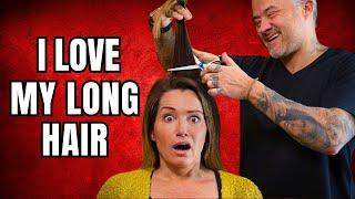 I Cut My Wife's LONG Hair SHORT!! Incredible Makeover Before and After