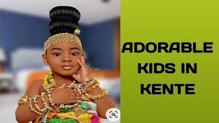 CUTE KENTE STYLES FOR KIDS | GHANA FASHION  |