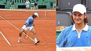 19 Year Old Federer was a Super "ANGRY" Genius! (Rare Footage)