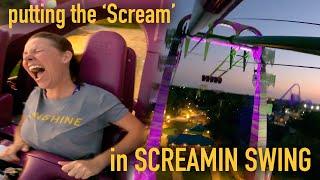 Rider FREAKS OUT on Serengeti Flyer at Busch Gardens Tampa! Funniest Reaction EVER!