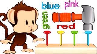 Learn Colors, Numbers with Monkey | Educational Kids Puzzle Games Monkey Preschool Fix-It