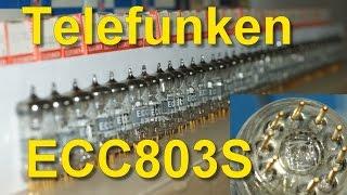 Telefunken ECC803S tube Röhre (long life ECC83 12AX7)