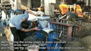 The secret of improving the oil yield of coconut oil screw press