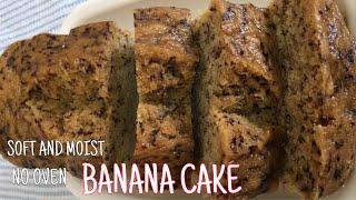 Steamed Banana Cake Recipe/Banana Bread without Oven Lockdown-Cooking ep.009#StayHomeandcook#WithMe