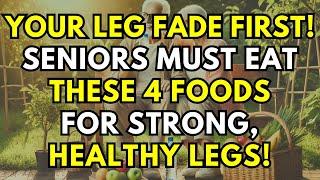 The Legs Fade First! Recommended for Seniors: Eat These 4 Foods to Keep Their Legs Strong & Healthy!