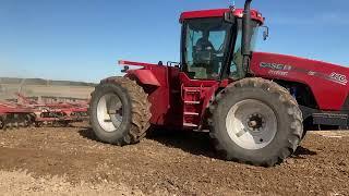 Discing after potato harvest   Hafner Seed Farms