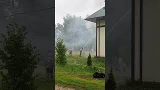 8.07.2022 в Леподом ударила молния и начался сильный пожар. К счастью, никто не пострадал.