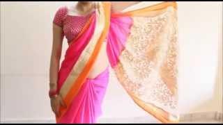 Wear Saree In 2 Minutes Like Bollywood Celeb Hot Diva Style Sari Draping Simple Steps