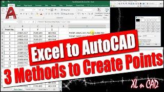 HOW TO IMPORT COORDINATES INTO AUTOCAD IN 3 SIMPLE WAYS