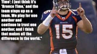 Tim Tebow- All He Does Is Win