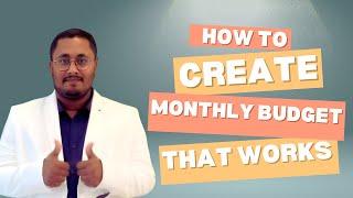 How to Create a Monthly Budget That Actually Works | CA Buddy